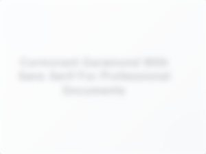 Cormorant Garamond with Sans Serif for Professional Documents