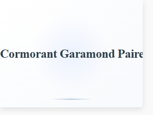 Cormorant Garamond Paired with Sans Serif Fonts